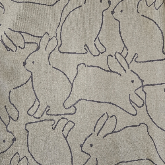 NWT Carter's Child Of Mine Easter Bunny 2-pc Footed Pajamas Set Size 24 Mos - Picture 3 of 3